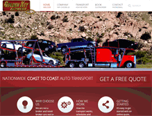Tablet Screenshot of goldenkeyexpress.com